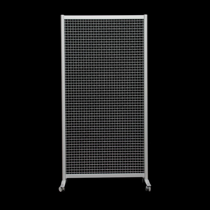 Gaaswand HxB220x110cm 3x3 op wielen