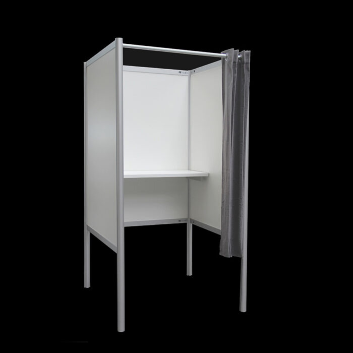 Stemhokje demontabel standalone FLX wit HxBxD200x100x100cm