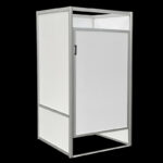 Kleedkamer wit standalone HxBxD200x100x100cm onderbouw CBX