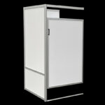 Kleedkamer wit aanbouw HxBxD200x100x100cm onderbouw CBX