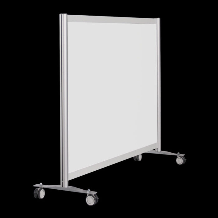 Wand wit op wielen HxB115x145cm Scheidingswand expositiewand op wielen