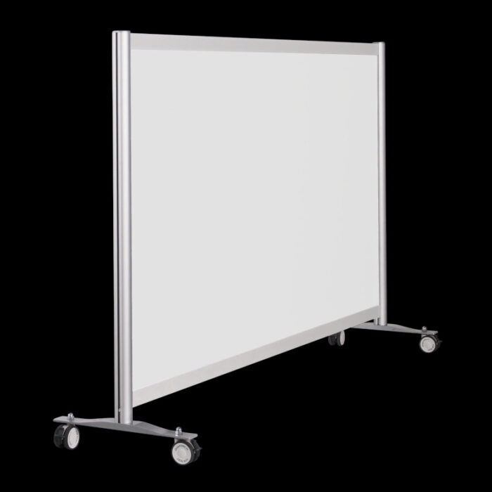 Wand wit op wielen HxB115x186cm Scheidingswand expositiewand op wielen