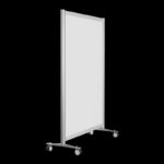 Wand wit op wielen HxB156x104cm Scheidingswand expositiewand op wielen