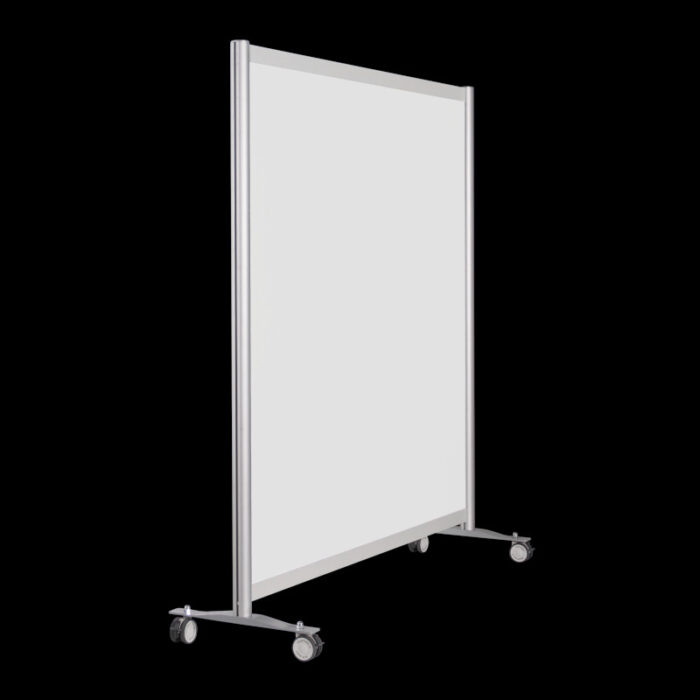 Wand wit op wielen HxB156x145cm Scheidingswand expositiewand op wielen