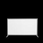 Wand wit op voeten HxB108x186cm