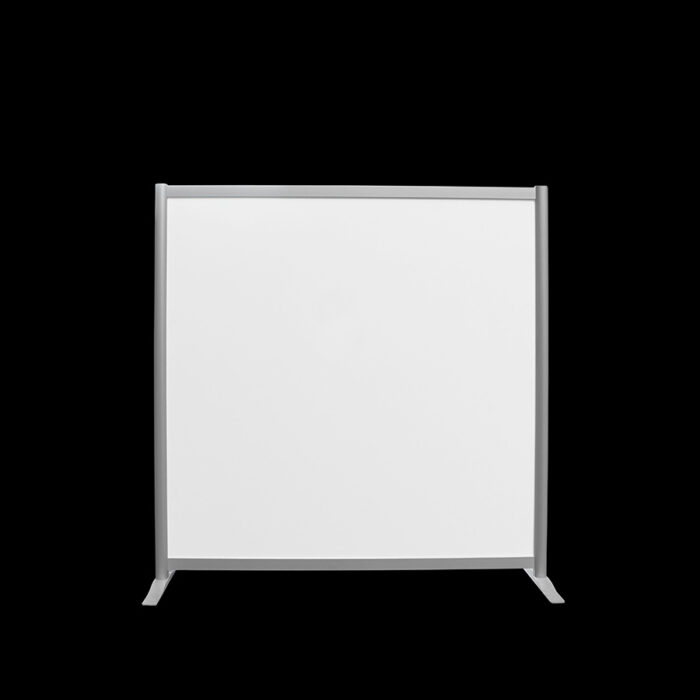 Wand wit op voeten HxB149x145cm