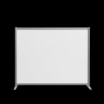 Wand wit op voeten HxB149x186cm