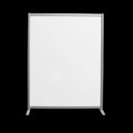 Wand wit op voeten HxB190x145cm
