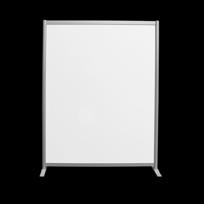 Wand wit op voeten HxB190x145cm