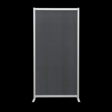Gaaswand HxB213x108cm strekgaas op voeten Expopaneel met gaas