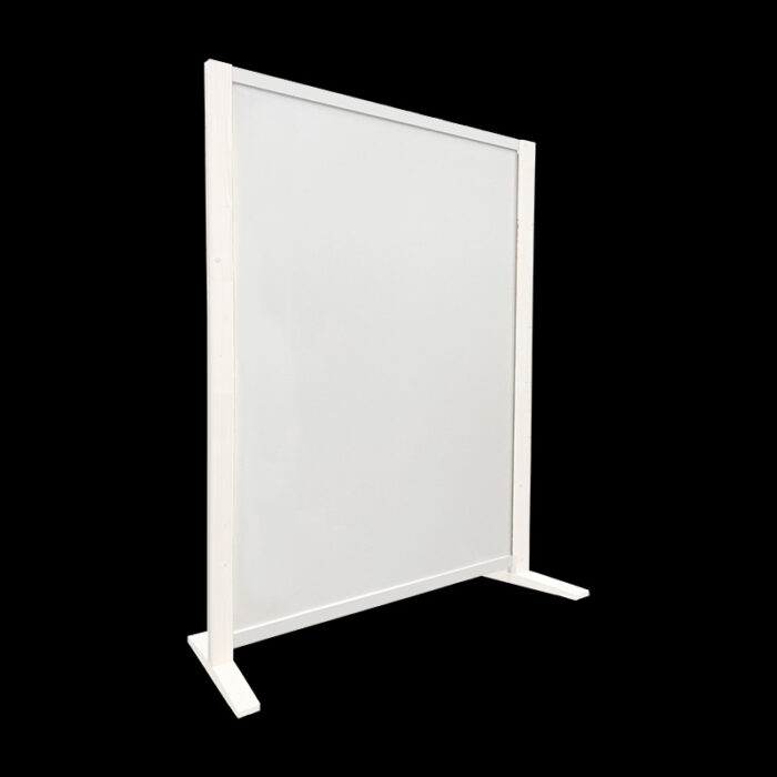 Expopillarwand HxB193x150cm wit wit op voeten Expopaneel