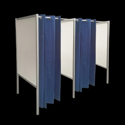 Pashokje wit en 1x aanbouw HxBxD200x200x100cm CBX Paskamer kleedhokje