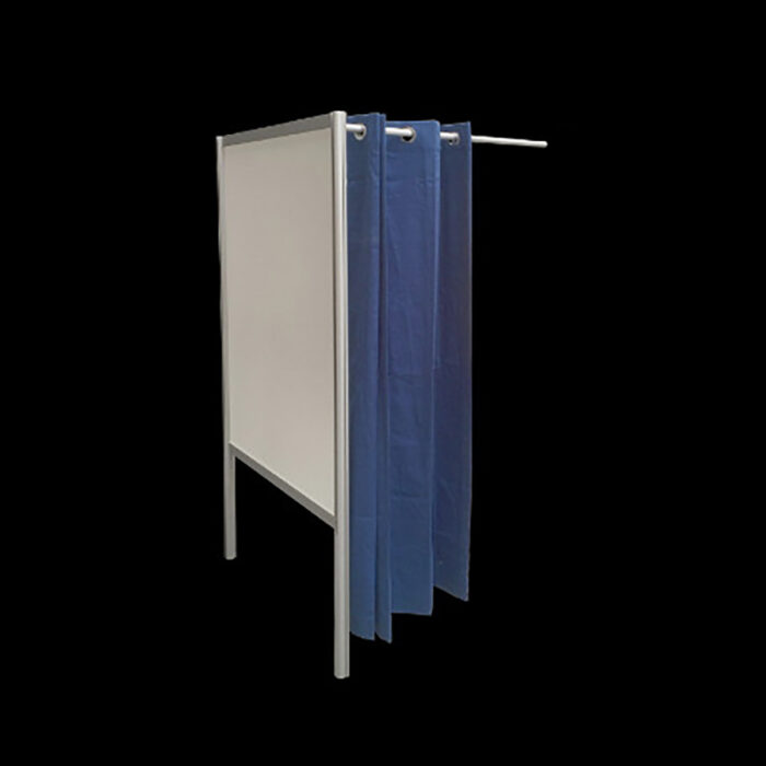 Pashokje wit aanbouw HxBxD200x100x100cm FLX Paskamer kleedhokje