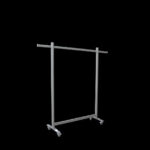 Kledingrek HxBxD156x155x45cm op wielen