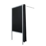 Pashokje zwart aanbouw HxBxD200x100x100cm FLX