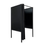 Pashokje demontabel volledig zwart HxBxD200x100x100cm CBX