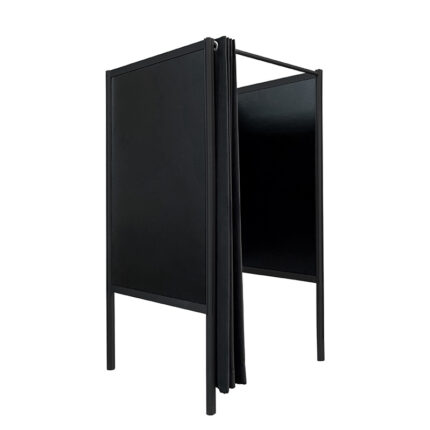 Pashokje volledig zwart HxBxD200x100x100cm FLX