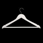 Kledinghanger hout wit gelakt