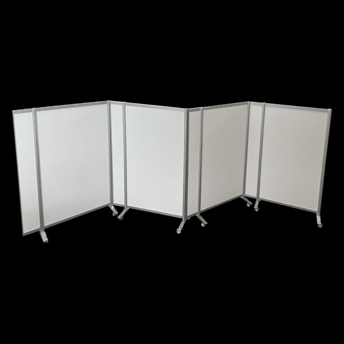 Wand wit op wielen HxB220x104cm - Afbeelding 13