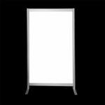 Wand wit op voeten HxB190x104cm