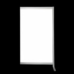 Wand aanbouw wit HxB190x99cm op voeten