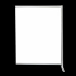 Wand aanbouw wit HxB190x140cm op voeten