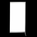 Wandaanbouw wit HxB252x99cm op voet