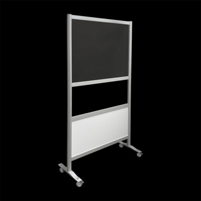 Wand met glas en opening