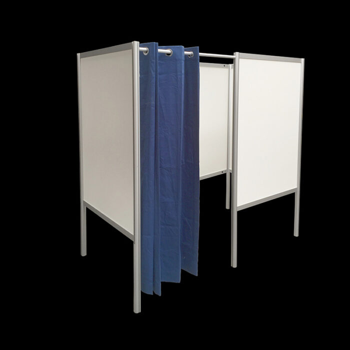 Pashokje 2x1m wit HxBxD200x200x100cm CBX Paskamer kleedhok