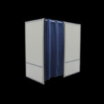 Pashokje 2x1m wit onderbouw HxBxD200x200x100cm FLX