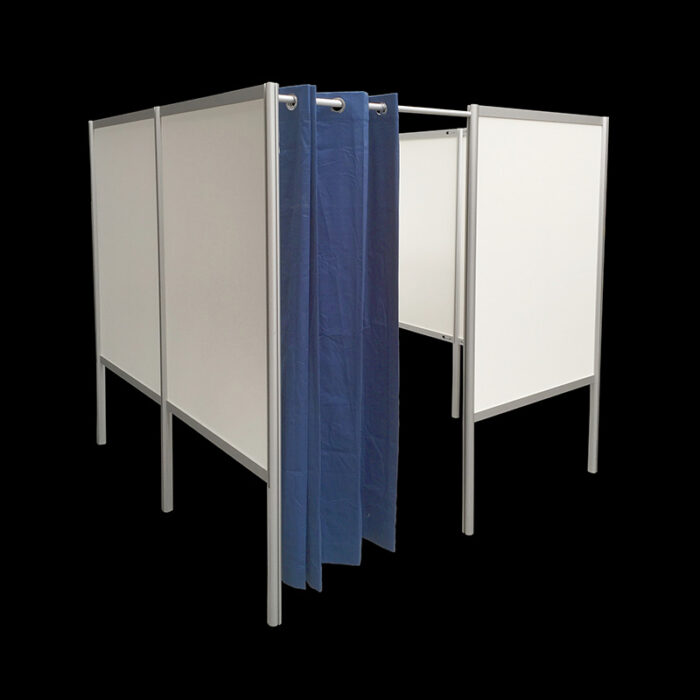 Pashokje 2x2 meter wit HxBxD200x200x200cm FLX Paskamer Kleedhokje