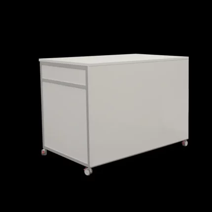 Inpakbalie of kassameubel HxBxD98,4x140x89cm op wielen