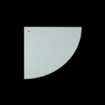 Voetplaat kwartrond r=30cm