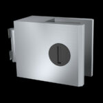 Glasklem STV sleuf 12mm kunststof schroef