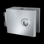 Glasklem STV sleuf 12mm metalen schroef