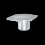 Afdekdop alu PX3132 brut