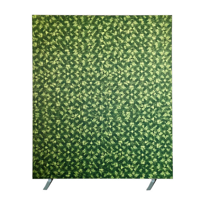 Themawand bolmos eenzijdig op voeten HxB228x135cm