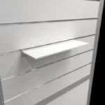 Slatwallschap wit 45,3x15x0,8cm in alu profiel