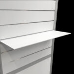 Slatwallschap wit 906x330x8mm in alu profiel