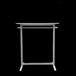 Kledingrek HxB133x120cm met plank 120x30cm op voeten - Afbeelding 2