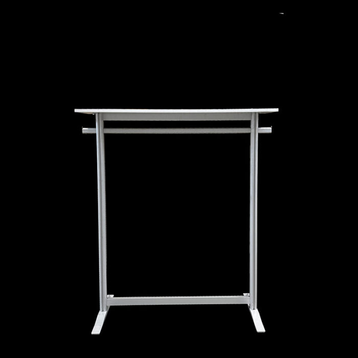 Kledingrek HxB133x120cm met plank 120x30cm op voeten - Afbeelding 2