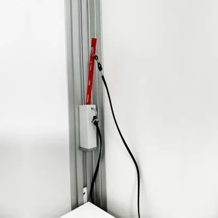 Potlood rood 17,5cm incl koord en houder