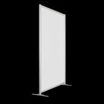 Wand wit op voeten HxB213x145cm