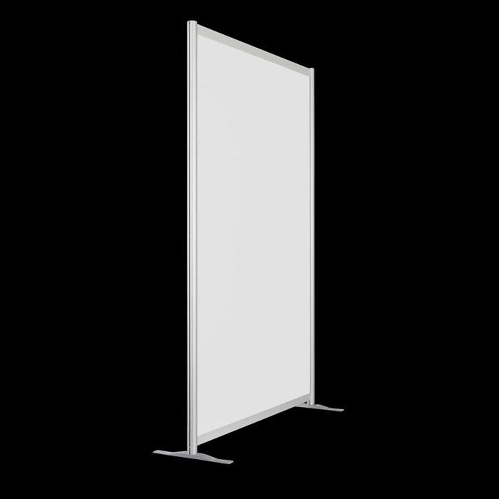 Wand wit op voeten HxB213x145cm