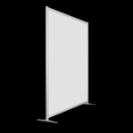 Wand wit op voeten HxB213x203cm
