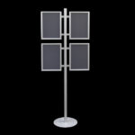 A4 Infodrager Stains H=189cm 4x kliklijst A4