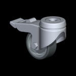 Apparaatwiel 50mm met rem