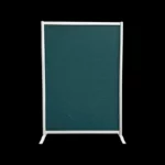 Akoestische wand vilt donkergroen op voeten HxB190x130cm - Afbeelding 2
