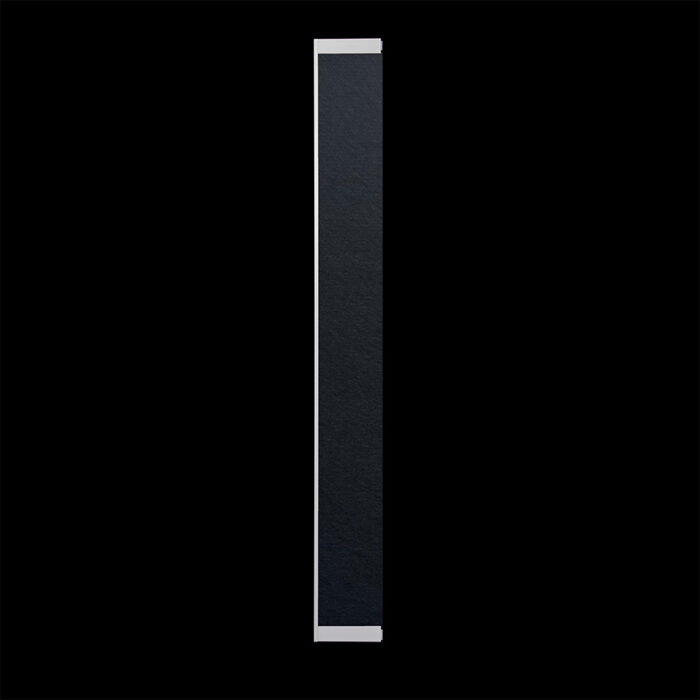 Wandaanzetstuk akoestische wand vilt zwart HxB185x20cm