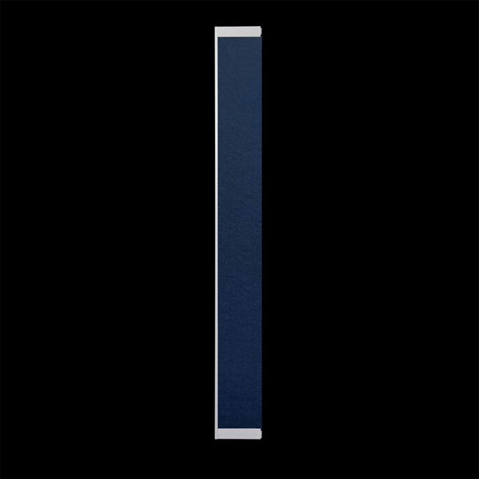 Wandaanzetstuk akoestische wand vilt donkerblauw HxB185x20cm